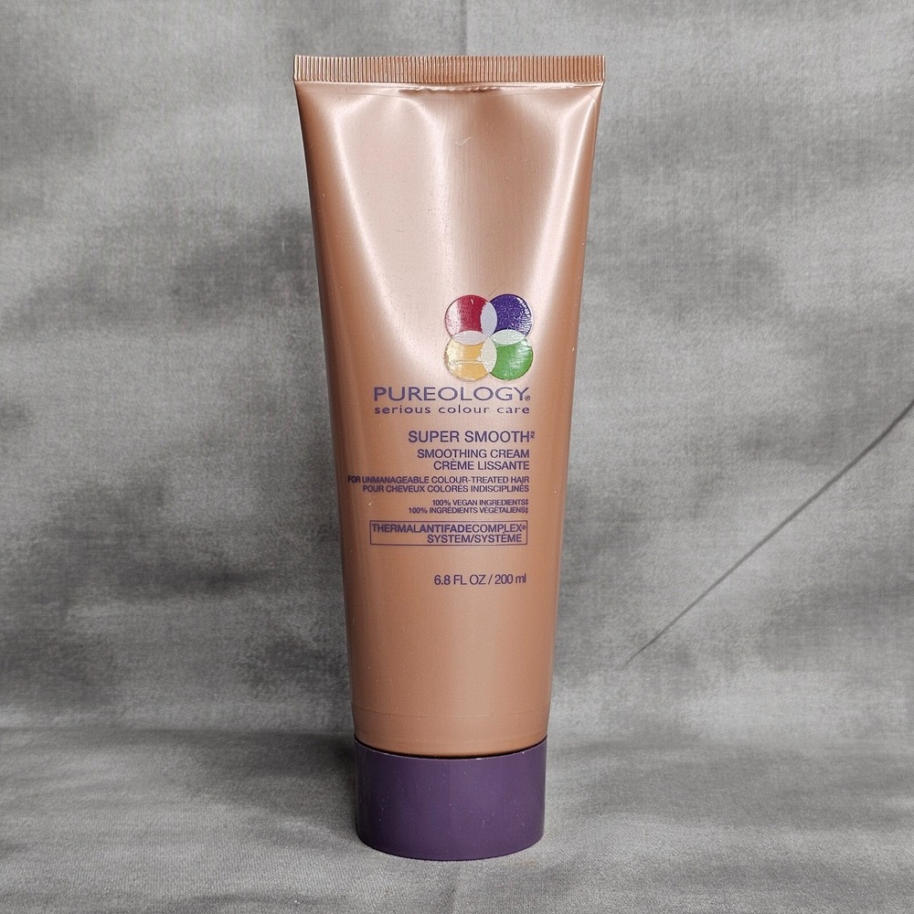 PUREOLOGY Serious Colour Care Super Smooth Smoothing Cream 6.8oz HTF,‎ NEW
